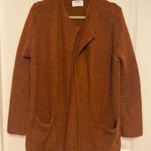 Old Navy long sweater. Orange.